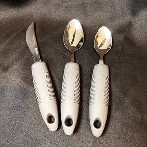 Bunmo lightweight  adaptive utensils Stainless Steel spoons and knife